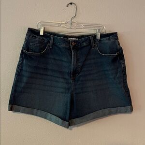 Sonoma Light Indigo Denim Shorts 18W